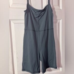 aritzia divinity romper 5” blue